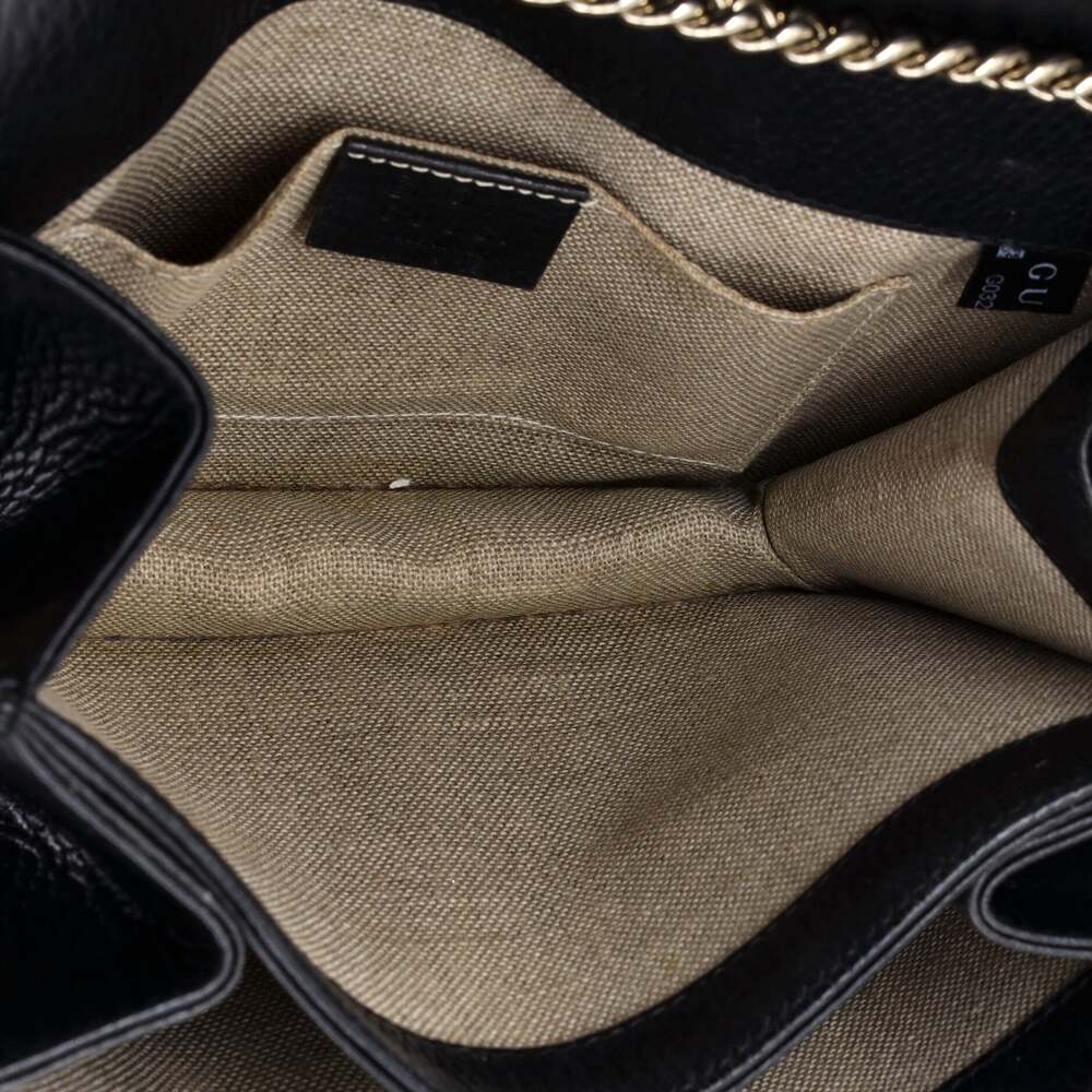 Gucci Interlocking Shoulder Bag Leather #324800G10B - Picture 5 of 6